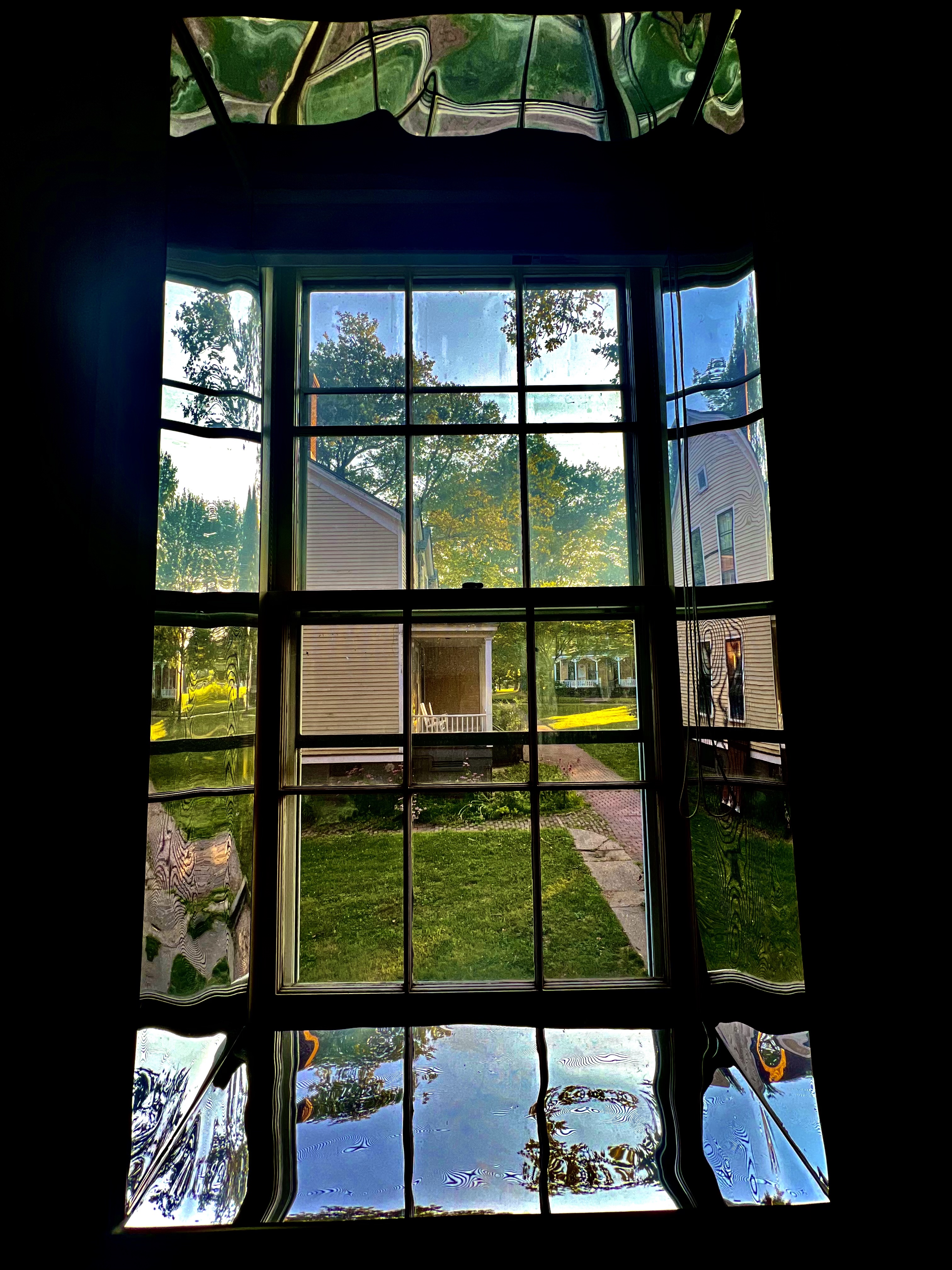 Photo of Professor Hofmann's Mylar Window.