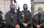police officers wearing masks