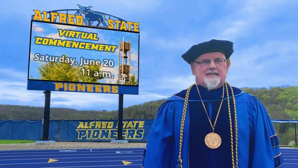 Skip by video board june 20 commencement