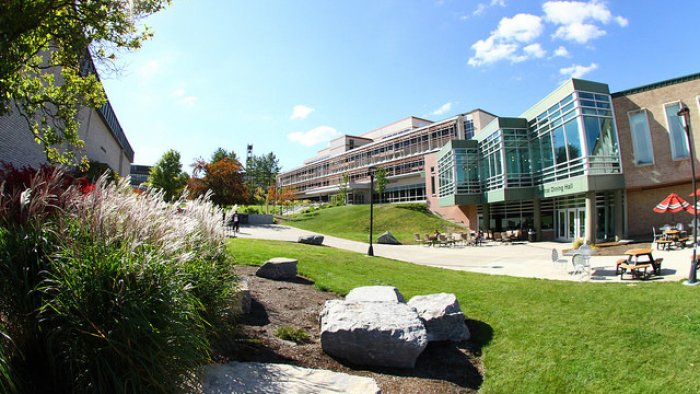 View of Alfred State from the spine of campus