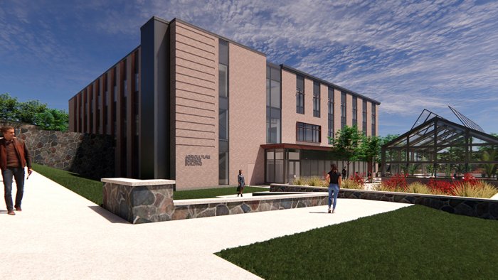 artwork of the projected new Agriculture Science building