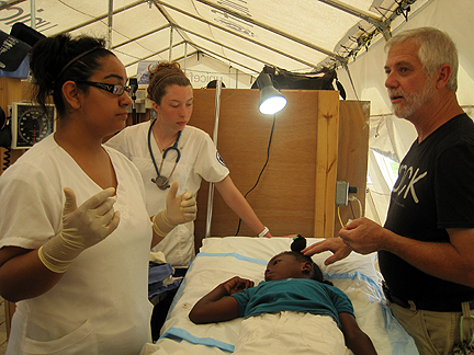 nursing students in Haiti