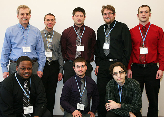 Northeast Collegiate Cyber Defense Competition participants