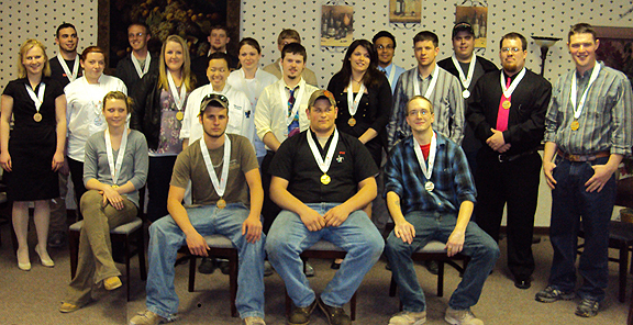 2012 NYS SkillsUSA Postsecondary competition winners 