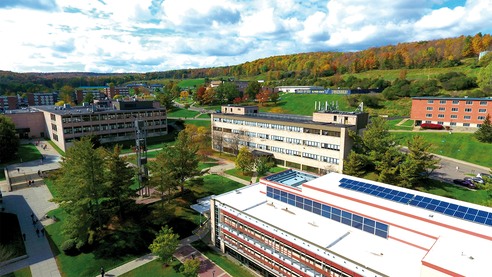 Arial view of Alfred State College