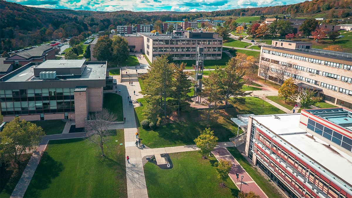 Arial view of Alfred State