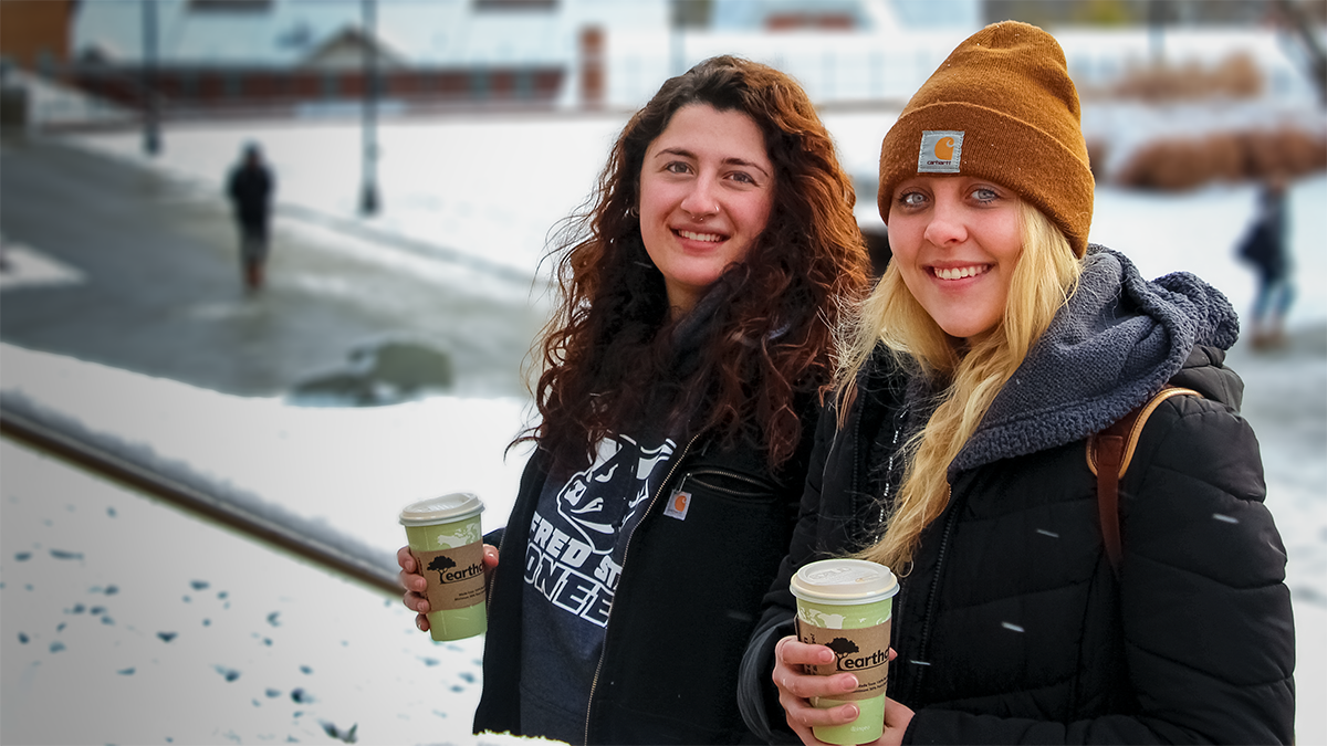 ASC Students with coffee