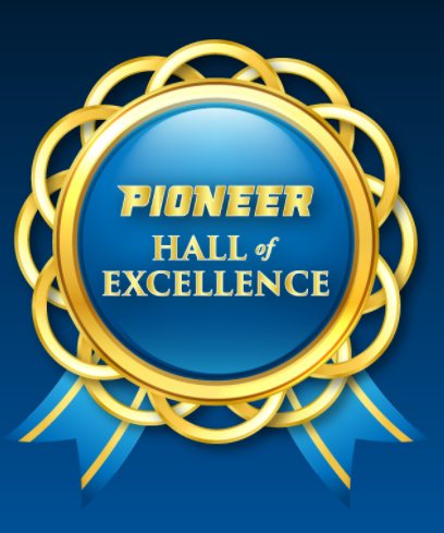 Pioneer Hall of Excellence graphic