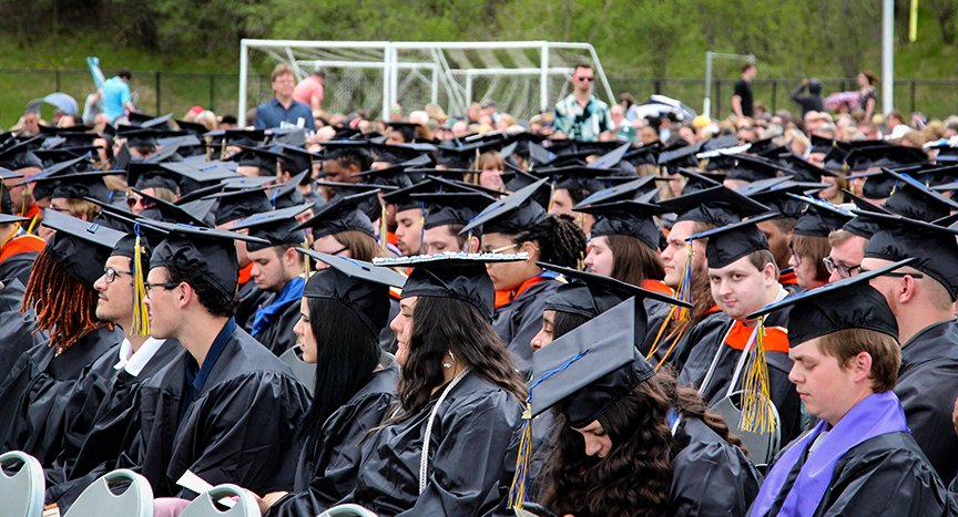 Graduates at the 2022 Commencement Ceremony