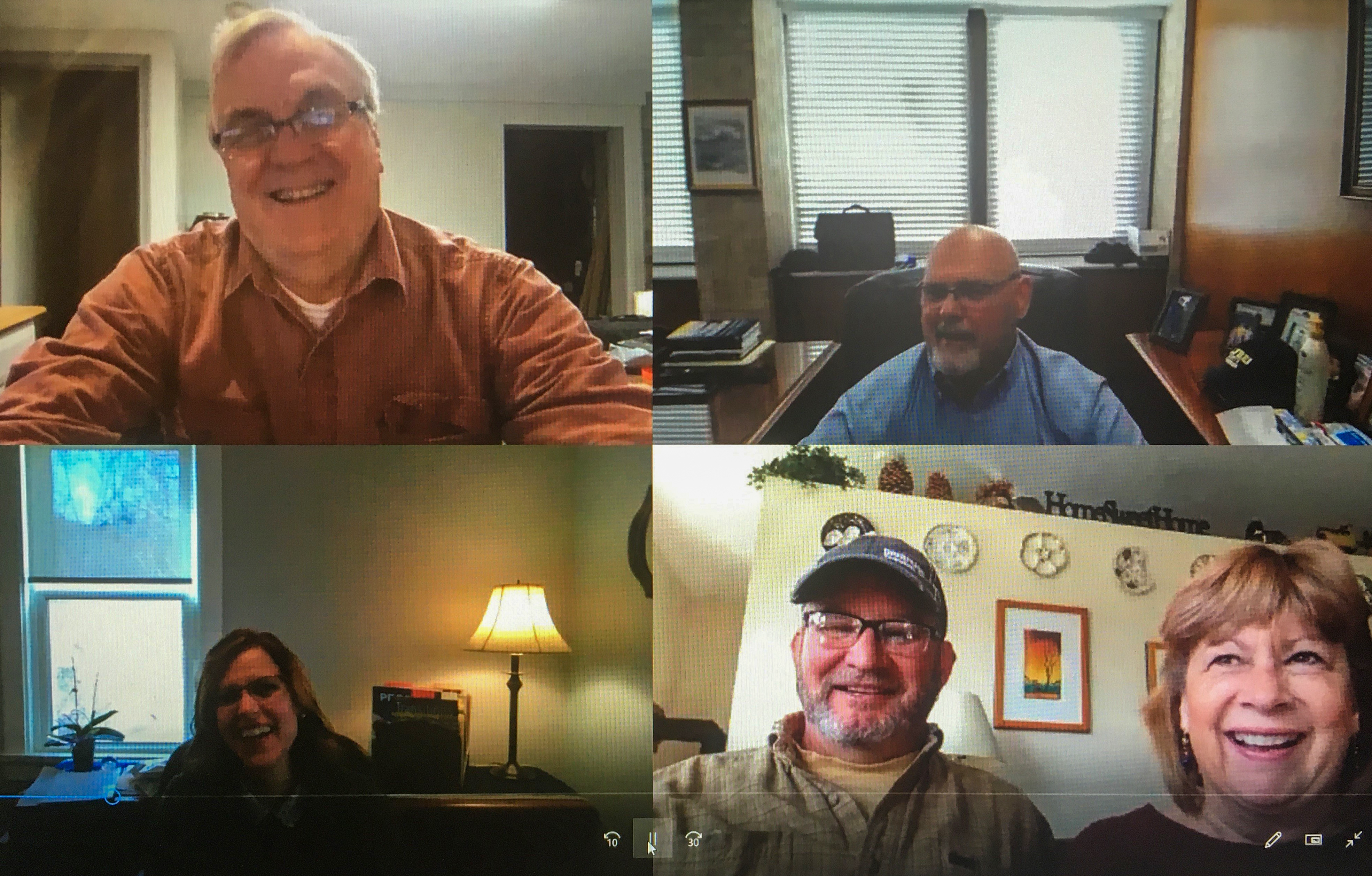 Alumni Chapters Virtual Meeting Screen Capture