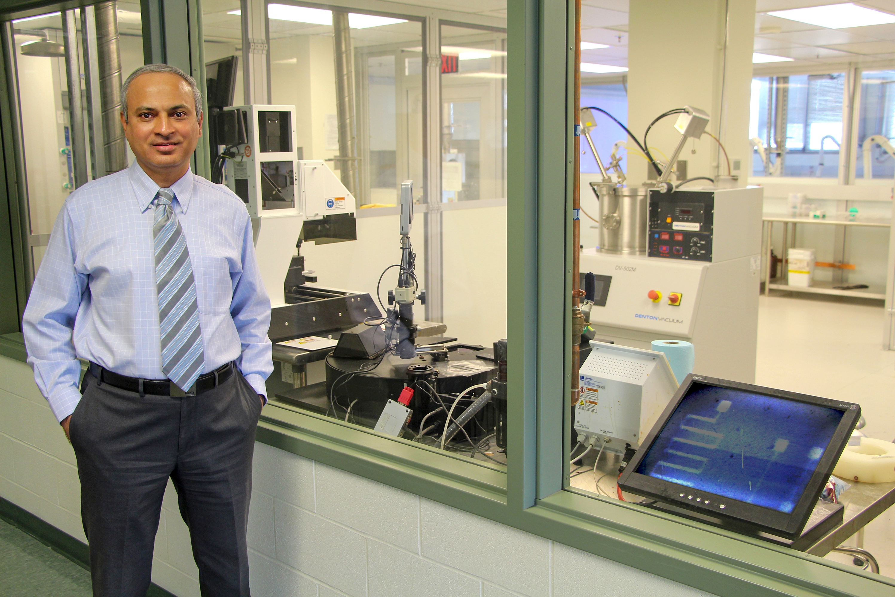 Dr. Rashidi in the Nano Lab
