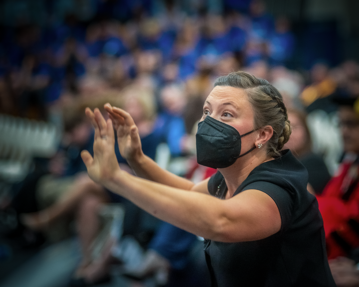 Sarabeth Matteson conducts the ASC Voices