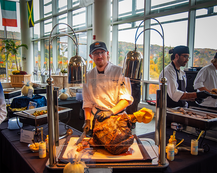 A Taste of Western New York included local favorites like carved Beef on Weck.