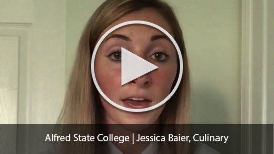 Alfred State College | Jessica Baier, Culinary Video