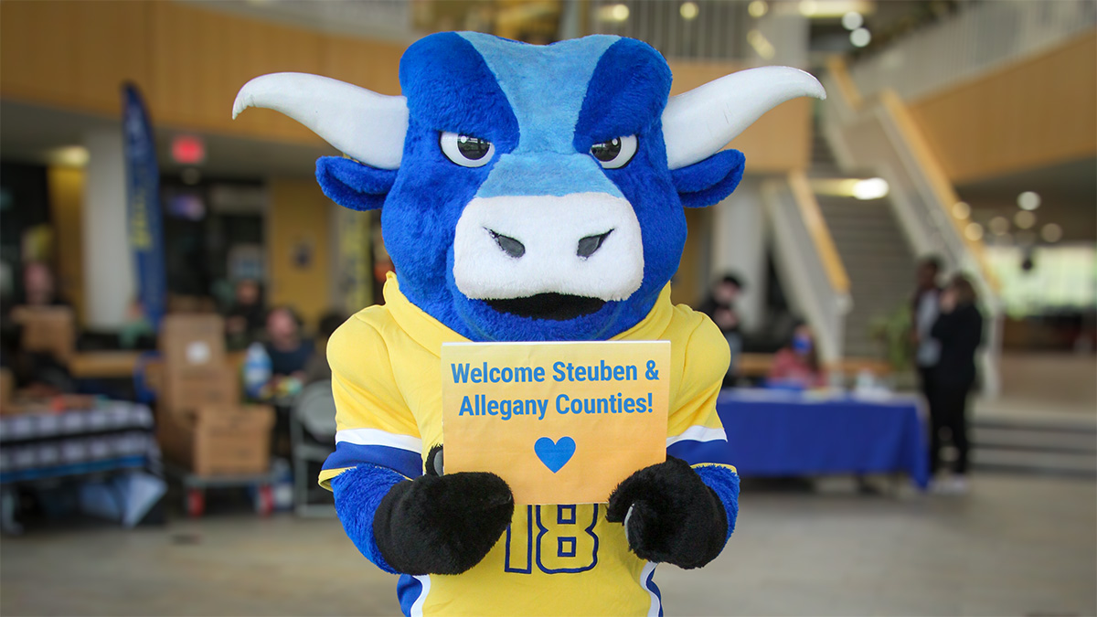Big Blue welcoming Allegany and Steuben counties.