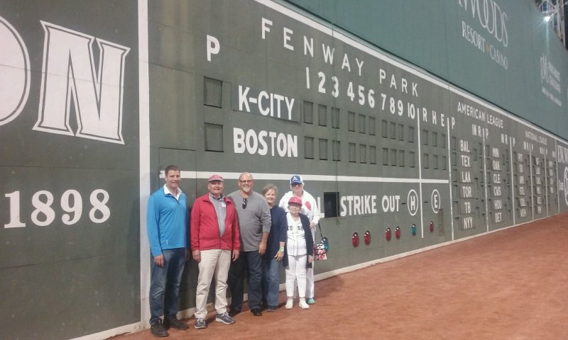 Group at Boston Red Sox Game 