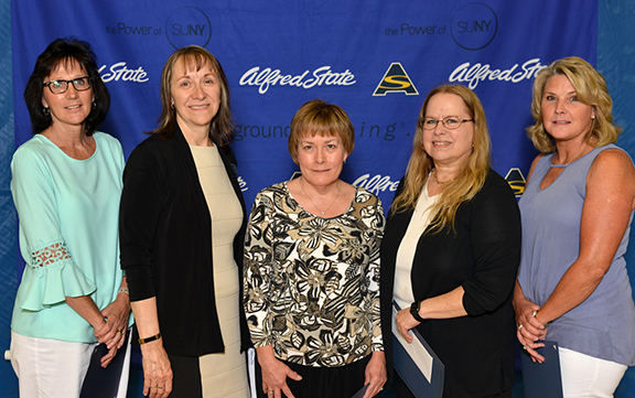 Mary Scholla, Valerie Nixon, Diane Kilbury, Joy Carlson, and Colleen Argentieri