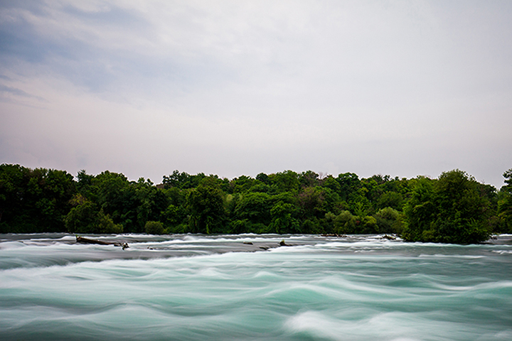 “Ever Flowing,” which depicts the Niagara River after a recently passed thunderstorm