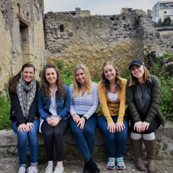 Students in Italy