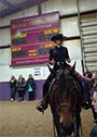 Kristin Reynolds rides in Western competition
