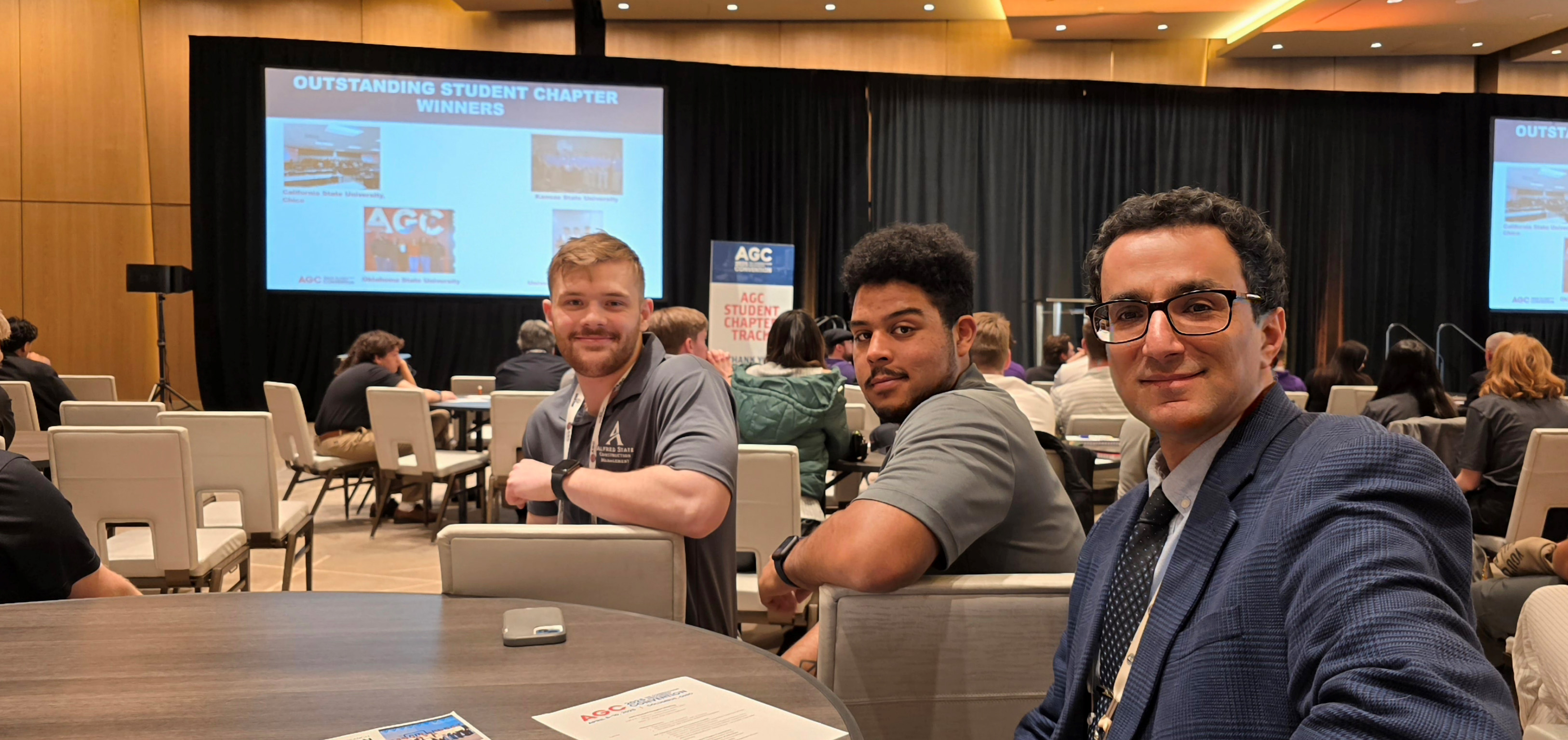 Dr. Yadollahi and students at national convention