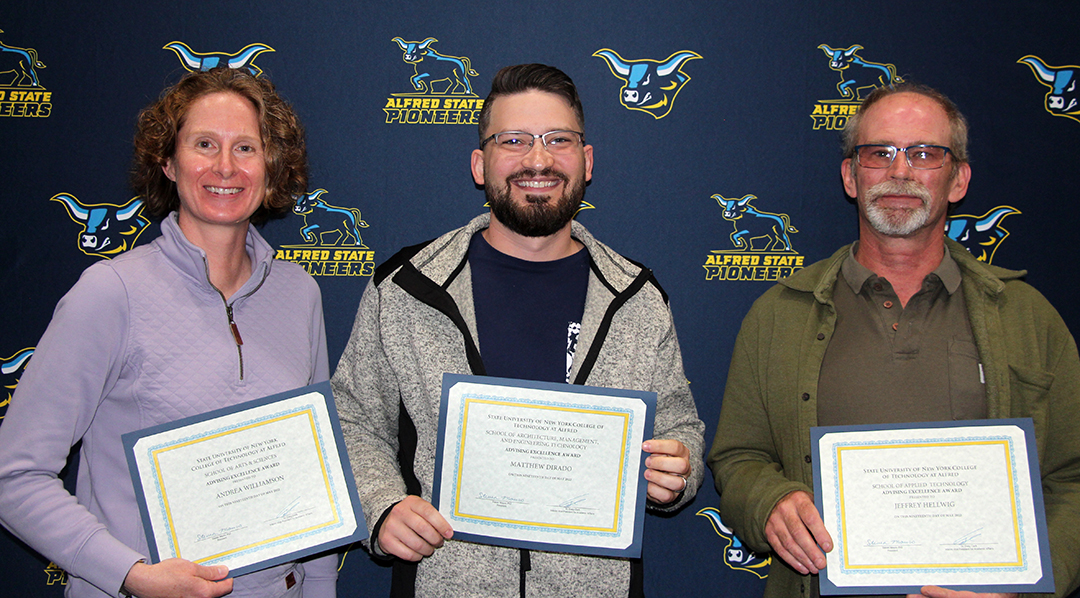 Recipients of the Advising Excellence award