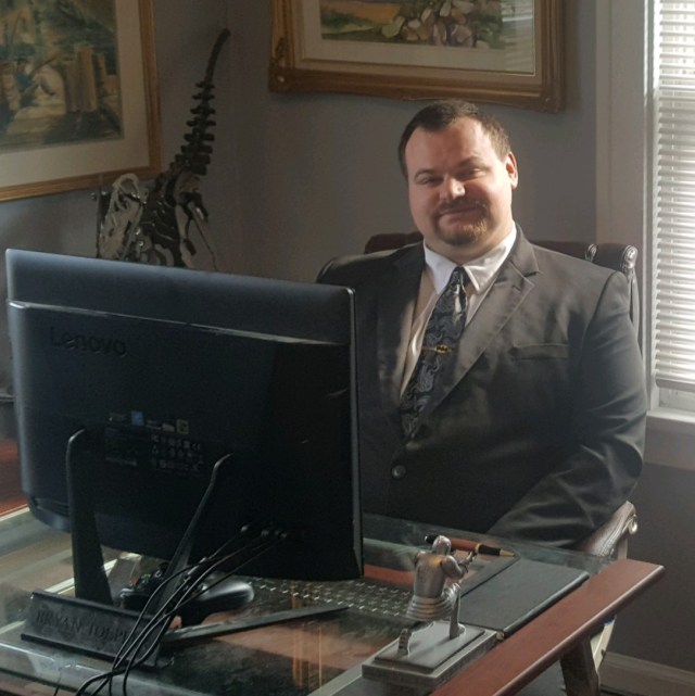 Bryan Toepfer at his office