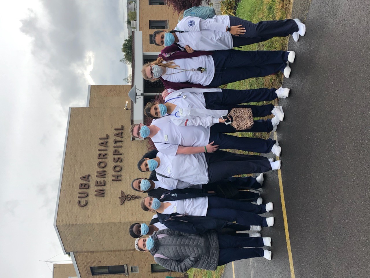 Nursing students at Cuba Memorial Hospital