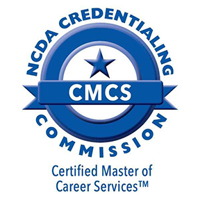 NCDA Credentialing Commission (CMCS) logo, Certified Master of Career Services trademark
