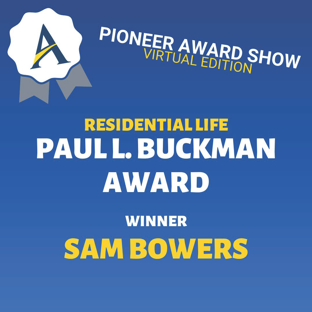 Award given out during virtual Pioneer Award Show