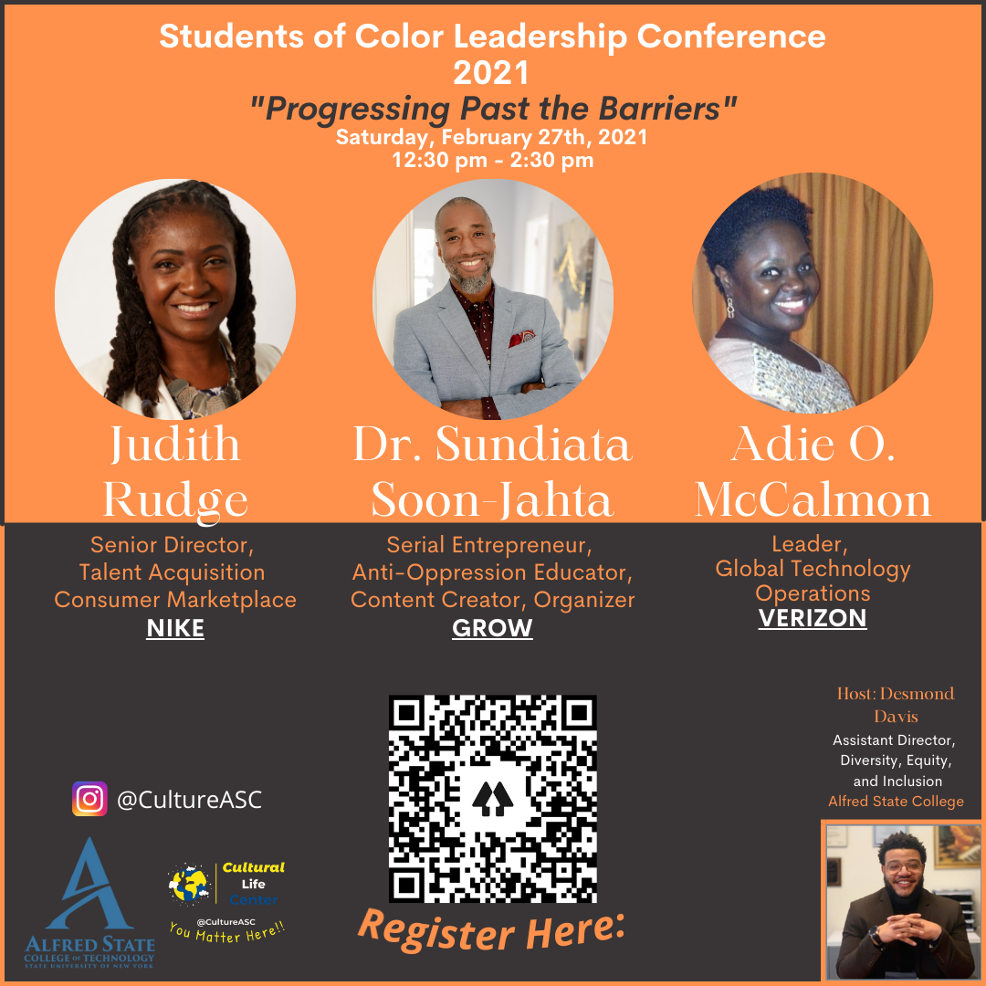 Students of Color Leadership Conference Poster