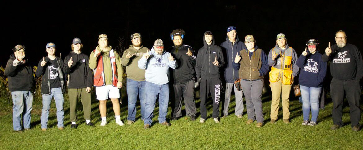 Alfred State Trap Shooting team