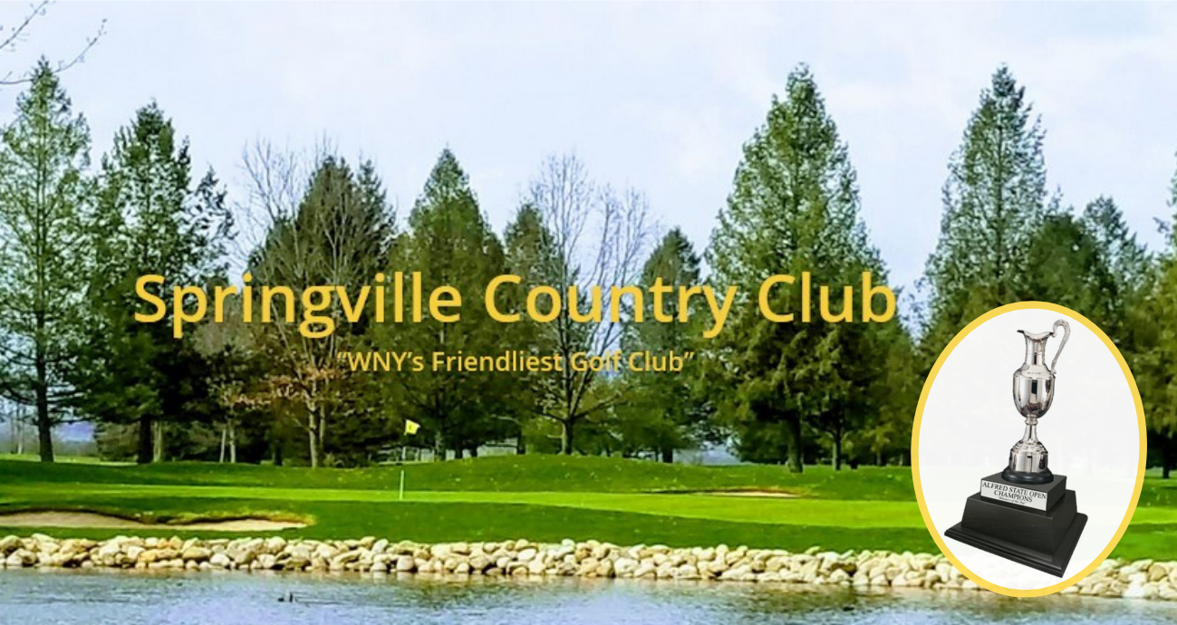 Springville country club, image of a trophy