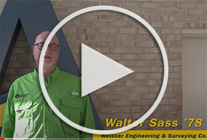 Walter Sass with play button to youtube video