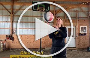 Gina spinning a ball, link to youtube video