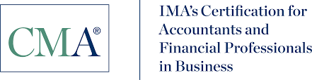 CMA logo IMA's certification for accounts and financial professionals in business