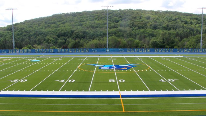 First look at the new turf at Pioneer Stadium
