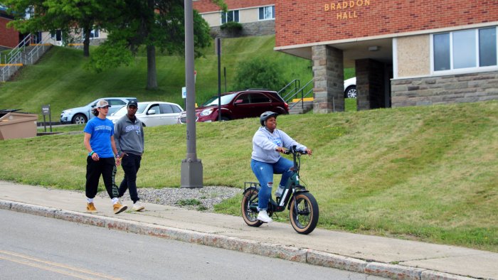 E-bikes are a great way to get around campus