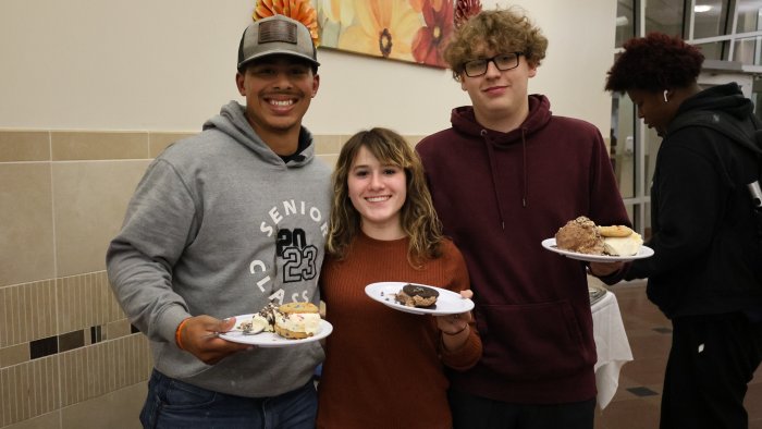 Students show off special treats, courtesy of ACES!