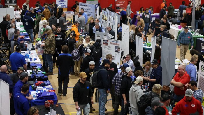 Many students took part in the Fall Career Fair, at Alfred State's Wellsville Campus.