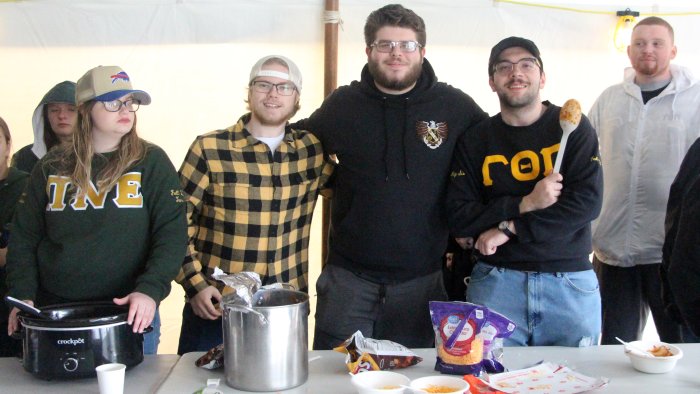Members of Greek Life at the annual Greek Chili Cookoff.