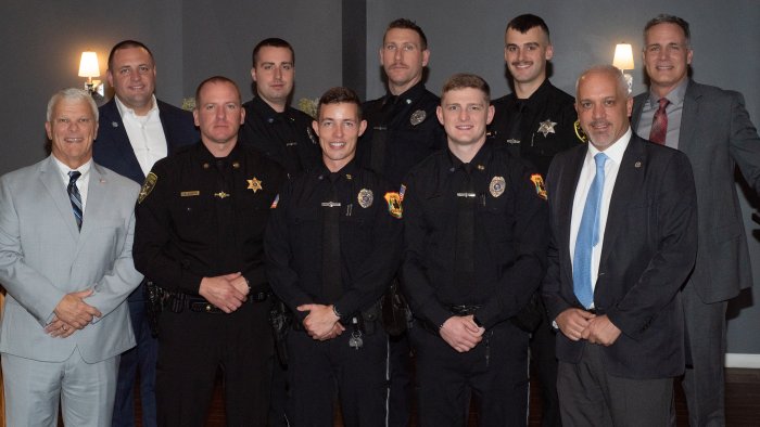 Members of the 2023 Police Academy graduating class.