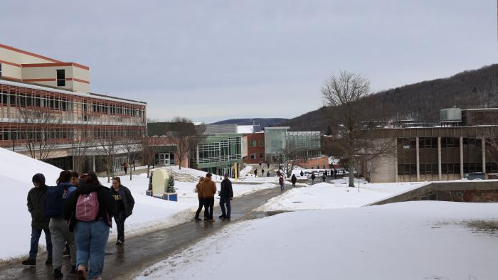 Students are back on campus.