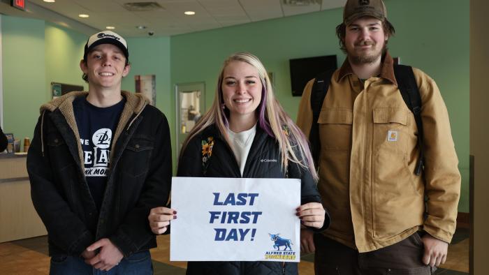 Proud seniors begin final semester at Alfred State