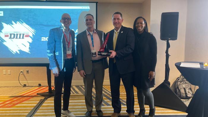 Alfred State was runner-up for a Special Olympics Award.