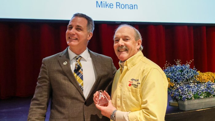 Mike Ronan wins new award.