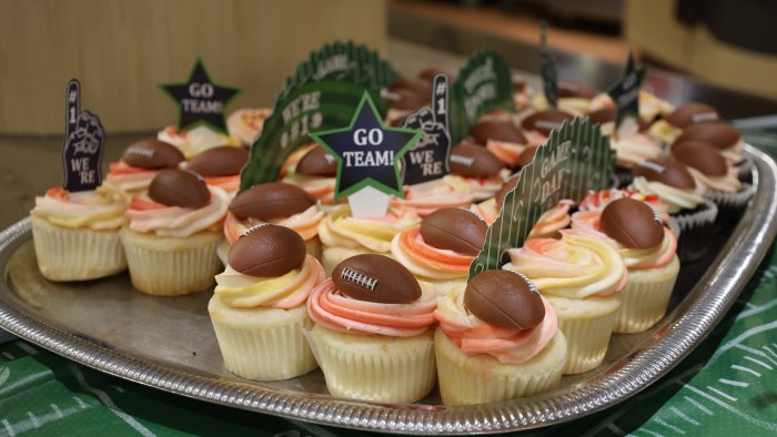 Some tasty football themed desserts