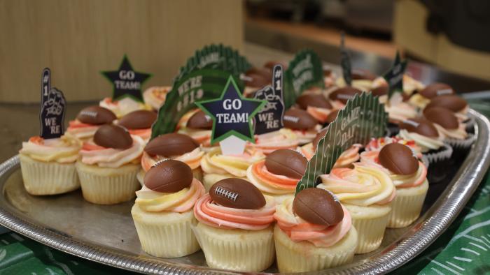 Some tasty football themed desserts
