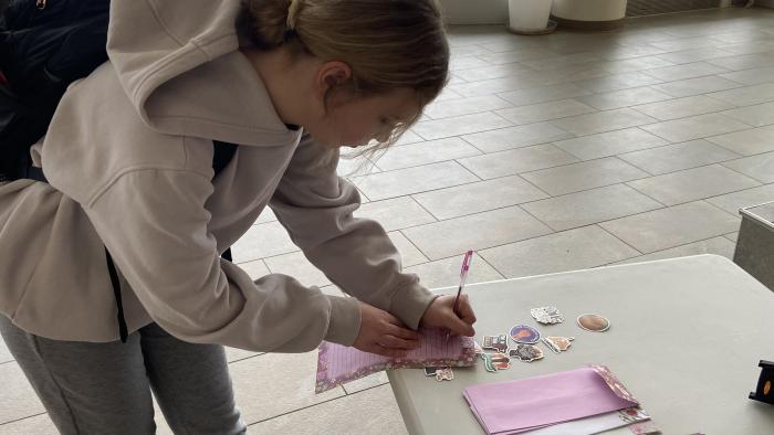 Student writes letter to their inspiration.