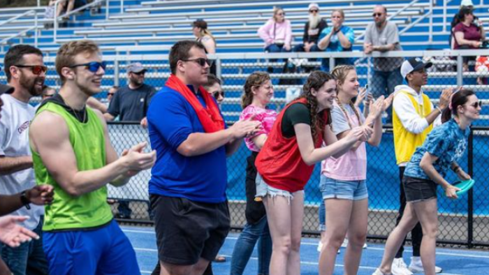 Alfred State community gathers at Special Olympics finish line